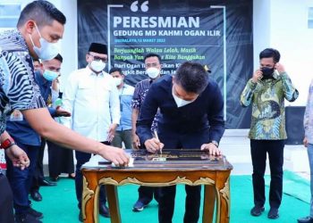 Bupati Ogan Ilir,Beserta Staf Hadiri Peresmian Gedung Majelis Daerah