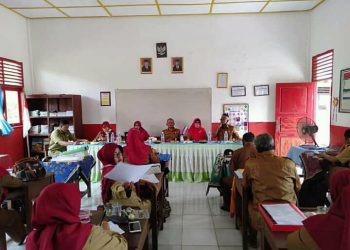 Kabiro medialbhwartawan.com Banyuasin Dengan Korwil Pendidikan Kecamatan Air Salek Disdik Banyuasin, Ciptakan Konddusifitas Dunia Pendidikan