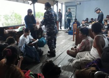 Danlanal Tanjung Balai Asahan, Amankan 23 Orang di Duga Calon Pekerja Migran Indonesia