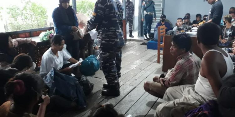 Danlanal Tanjung Balai Asahan, Amankan 23 Orang di Duga Calon Pekerja Migran Indonesia