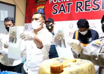 Satreskrim Unit Pidum Polres Labuhanbatu Ungkap Kasus Siram Bensin Bakar Orang Lain