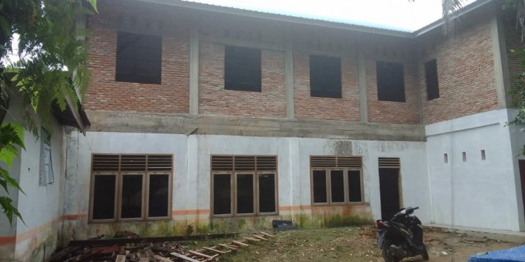 Bangunan Kantor Desa Tanjung Siram Mangkrak, Inspektorat Labuhanbatu Lakukan Pemeriksaan