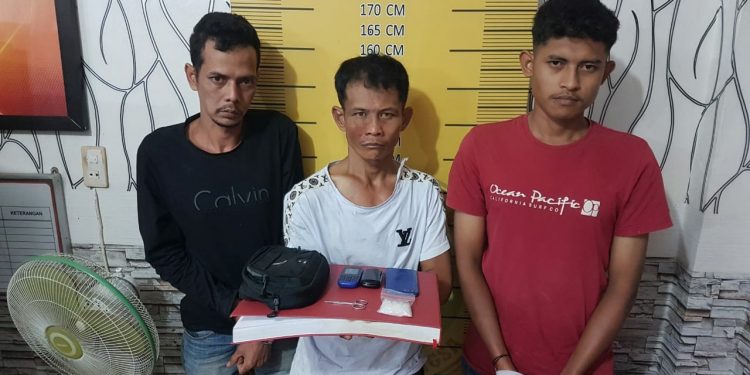 Edarkan Sabu, 3 Pelaku Diringkus Satnarkoba Polres Langsa
