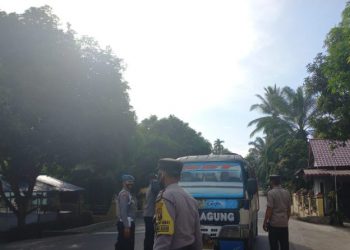 Kapolres Labuhanbatu Melalui Kapolsek, Terus Anjurkan Masyarakat Patuhi Prokes