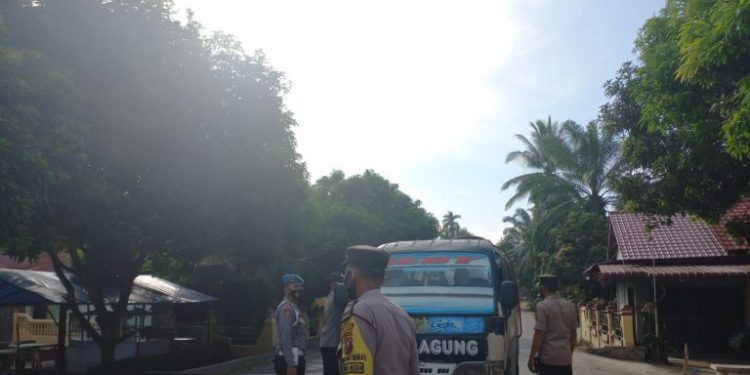 Kapolres Labuhanbatu Melalui Kapolsek, Terus Anjurkan Masyarakat Patuhi Prokes