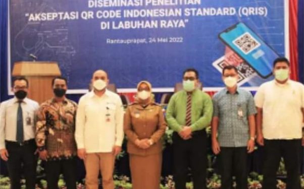 Wakil Bupati Labuhanbatu Bersama Bank Indonesia Buka Diseminasi Penelitian Akseptasi QRIS