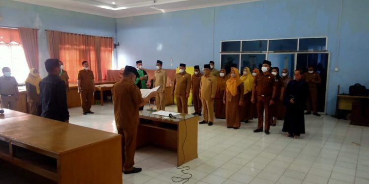 Sekda Lantik 13 Pejabat Fungsional Pemerintah Daerah Kabupaten Labuhanbatu, Berdasarkan Surat Kemendagri