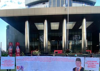 LSM Gransi Kembali Aksi Damai Bersama Masyarakat Muba, Meminta  KPK Tetapkan Apriyadi Sebagai Tersangka