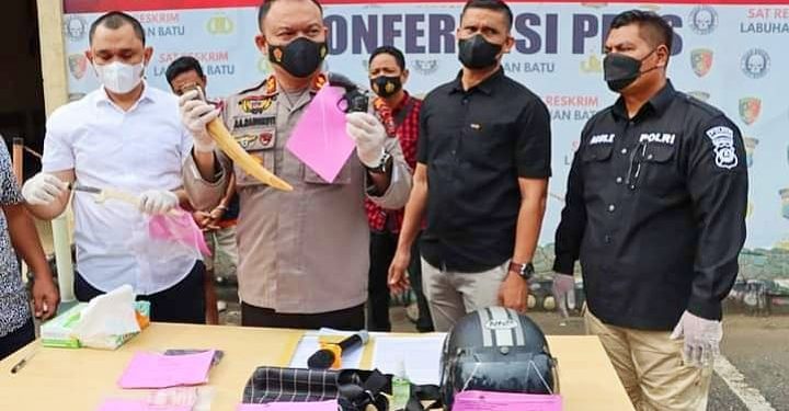 Polres Labuhanbatu Ringkus Pelaku Jambret, Gunakan Senpi Rakitan