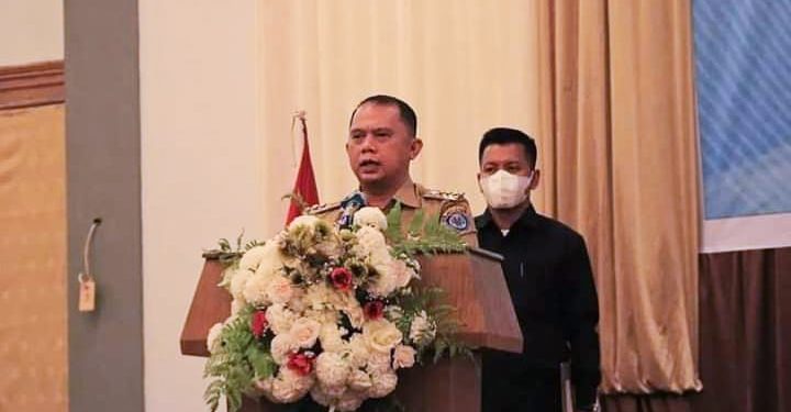 Bupati Labuhanbatu, Buka Acara Sosialisasi Perbup No.19 Tahun 2022 Tentang Transaksi Non Tunai