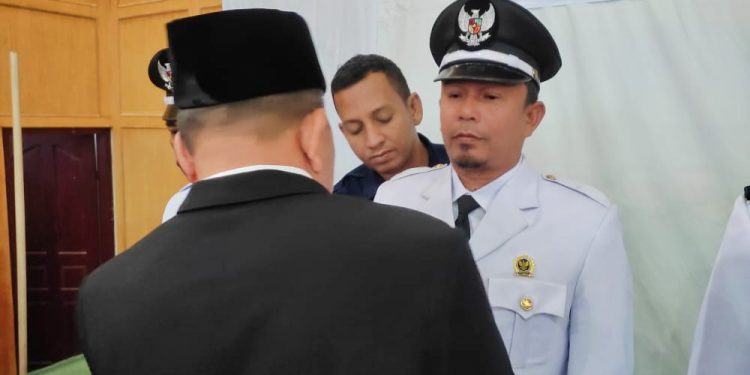 19 Geuchik periode 2022 – 2028 di Lantik Wakil Wali Kota, Lizam Geuchik Pekan Langsa Ucapkan Terimakasih