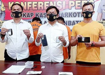 Satresnarkoba Labuhanbatu Tangkap 2 Tersangka Narkotika