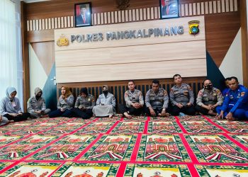 Penguatan Rohani dan Mental Personil Polres Pangkalpinang, Jelang Hari Bhayangkara ke 76