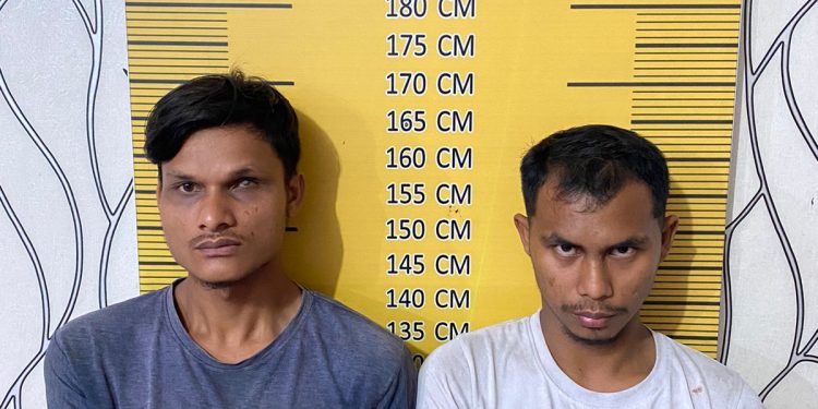 Dua Pemuda Transaksi Narkoba di Pinggir Jalan di Tangkap Satresnarkoba Polres Langsa