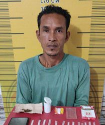 Unit Opsnal Sat Resnarkoba Polres Langsa Membekuk Seorang Pengedar Sabu dan Ganja