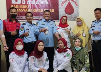 Peringati HDKD ke-77, LAPAS IIB Sekayu Gelar Donor Darah