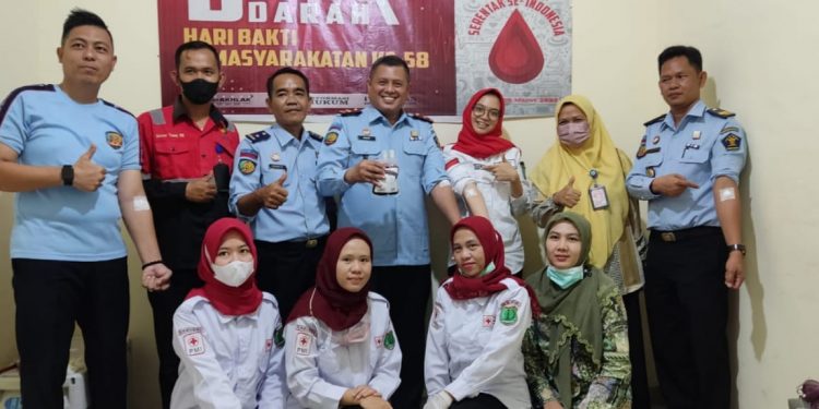 Peringati HDKD ke-77, LAPAS IIB Sekayu Gelar Donor Darah