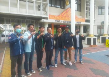 Aliansi Pemuda dan Mahasiswa Muba Minta KPK Tetapkan TSK Nama – nama Yang Disebut Dalam Fakta Persidangan
