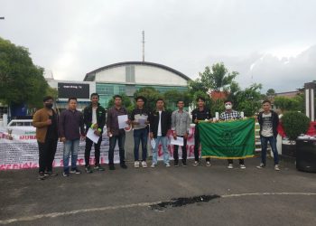 Aliansi Pemuda Dan Mahasiswa Hadiahi Pemkab Muba Rapor Merah