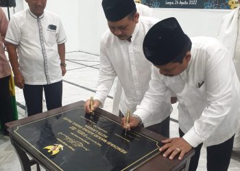 Peresmian Renovasi Masjid Agung Darul Falah Kota Langsa, Dilakukan Oleh Wali Kota Langsa