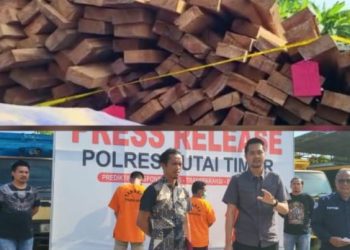 Polres Kutim Bantah Gelapkan Kayu Hasil Sitaan Pelaku Ilegal Loging, Akan panggil Pembuat Berita Hoax