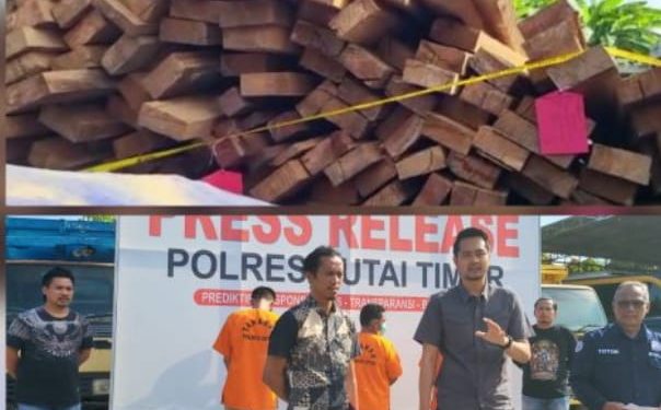 Polres Kutim Bantah Gelapkan Kayu Hasil Sitaan Pelaku Ilegal Loging, Akan panggil Pembuat Berita Hoax