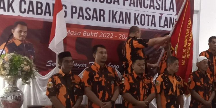Pelantikan Ketua Pemuda Pancasila (PP) Anak Cabang Pasar Ikan Kota Langsa Berjalan Dengan Sukses dan Meriah