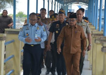 PJ Walikota Langsa Bersama Tim Melakukan Peninjaun Ke Pelabuhan Kuala Langsa