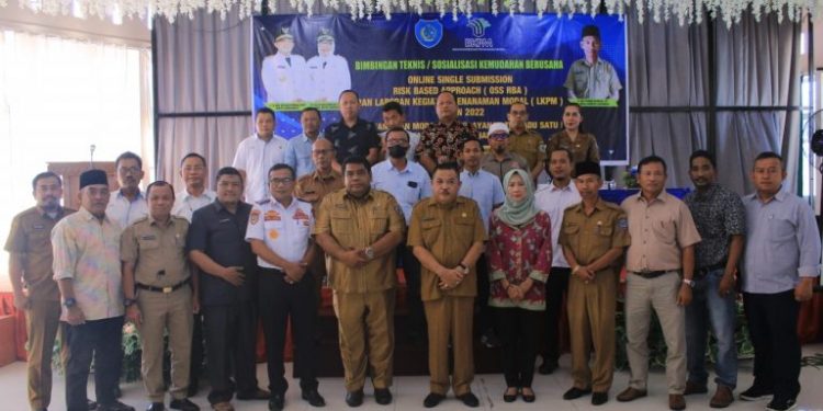 Sekda Labuhanbatu Bersama Dinas Perijinan Buka Bimtek ,OSS RBA