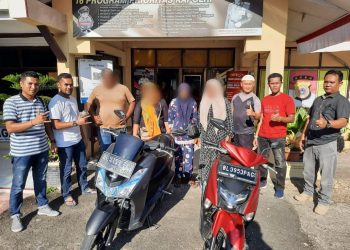 Empat Orang Pelaku Penipuan dan Penggelapan Sepeda Motor Diciduk Opsnal Unit Reskrim Polsek Langsa Barat