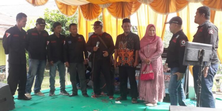 Satgas Cakra Buana Hadiri Resepsi Pernikahan Putri Wadan Supriadi