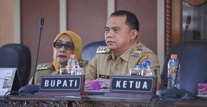 Bupati Labuhanbatu Mengikuti Rapat Paripurna Pengesahan Perda Penanggulangan Bencana