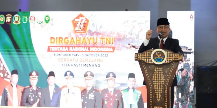 HUT TNI, Kodim 0401 Muba Tampilkan Drama Kolosal, Pj Bupati Muba bersama Forkopimda Terpukau Dengan Talenta Anak Muba