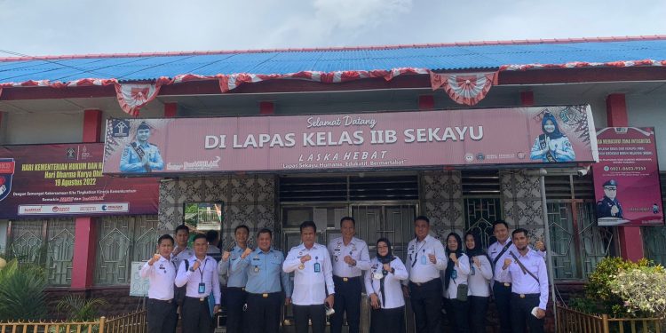 Kadivpas Kemenkumham Sumsel Lakukan Monev ke Lapas Sekayu