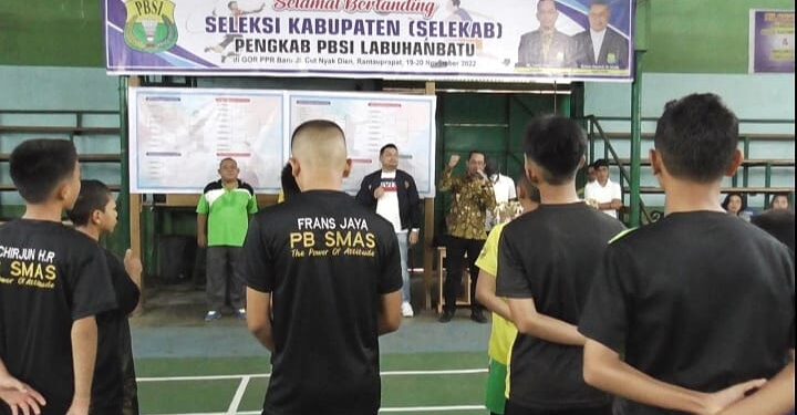 Pengkab Labuhanbatu Seleksi  PBSI Atlet Untuk  Berlaga di  Kejurprov