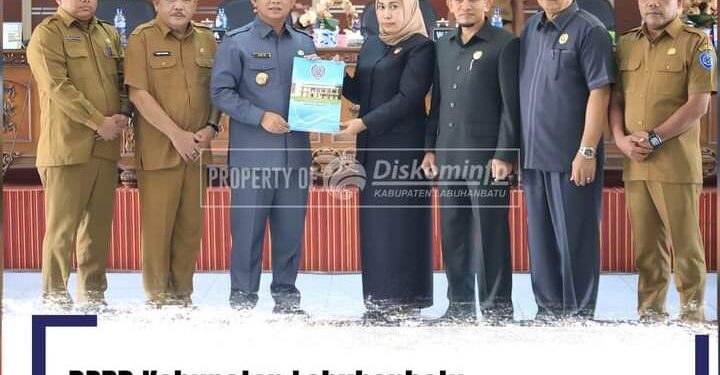DPRD Kabupaten Labuhanbatu Setujui Ranperda APBD T. A 2023 Menjadi Perda