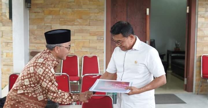 Setelah Kapolda Sumsel  Memberikan Masukan Terkait Ilegal Drilling, PJ Bupati Muba Temui Kepala Staf Kepresidenan RI