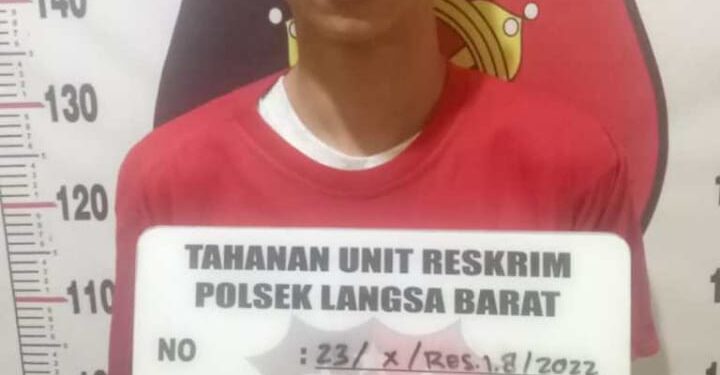 Spesialis Pembobol Rumah Warga di Tangkap Reskrim Langsa Barat