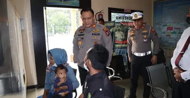 Kapolres Labuhanbatu Tinjau Ruang Pelayanan SPKT, SKCK dan SIM