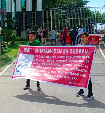 Demo Soroti PUPR Muba, Kasi Penkum Kejati Sumsel Akan Tindaklanjuti Pengaduan POSE RI