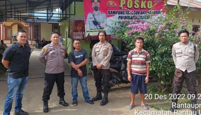 Polres Labuhanbatu Melalui Sat Narkoba Patroli Rutin Diposko Kampung Tangguh Anti Narkoba