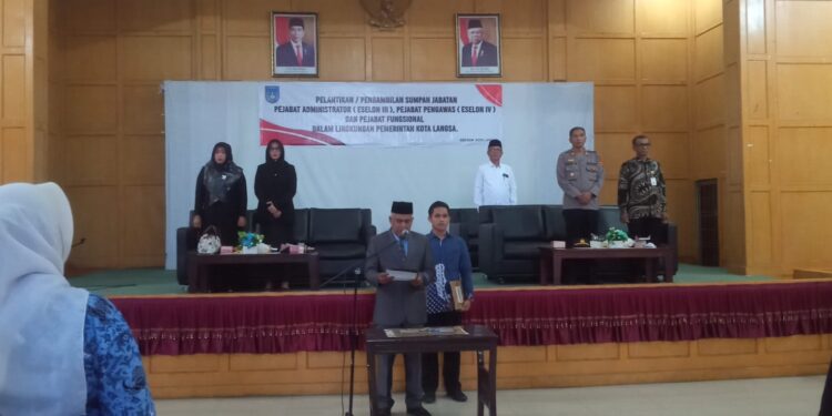 Plt Sekda Kota  Langsa M. Dalfian ST Jabatan Yang Sudah Dipercayai Jangan Disalah Gunakan