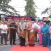 Upacara Penyambutan Kapolres Labuhanbatu Selatan AKBP H.CATUR SUNGKOWO,S.Ag.S.H., M.H.Di Warnai Parade