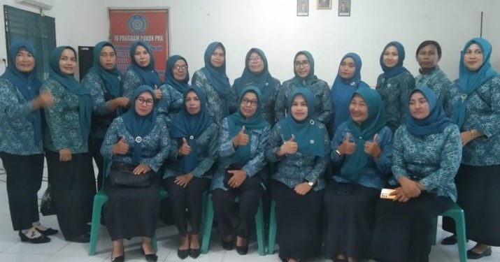 Ketua TP.PKK. Kecamatan Bilah Hulu Ny,Erlindawaty Pulungan, Adakan Pertemuan Bulanan Dengan Ibu-Ibu TP.PKK se-Kecamatan Bilah Hulu
