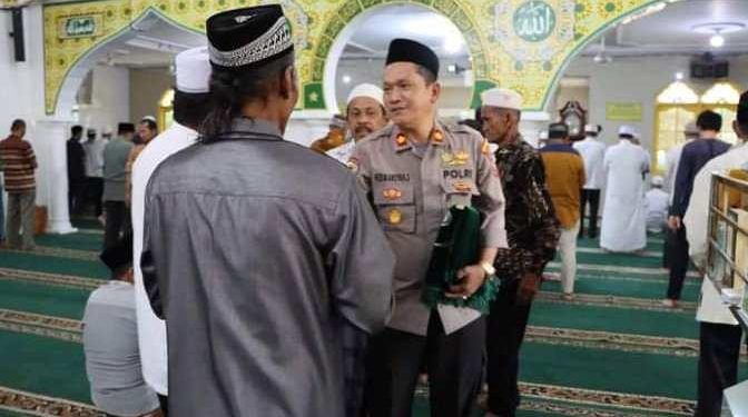 Polres Labuhanbatu , Gelar Jum’at Curhat di Masjid Agung Rantauprapat