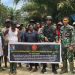 Satgas Pamtas Yonif 132/BS Menggelar Karya Bhakti Di Distrik Mannem