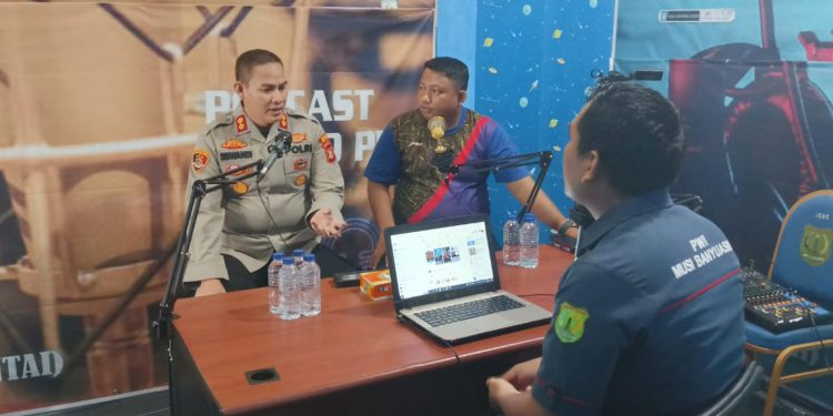 Kapolres Muba Hadir di Podcast PWI Muba Bahas Harkamtibnas
