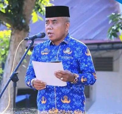 Sekdakab Labuhanbatu Ir.Jumingan Membacakan Pidato ,Bupati Pada Hari Kebangkitan Nasional