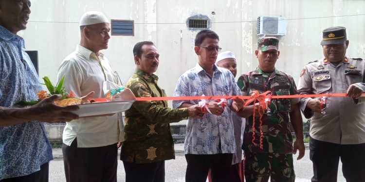 Camat Langsa Kota Meresmikan Lumbung Pangan  Gampong Teungoh