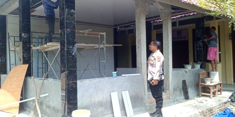 Polsek Langsa Barat Lagi Giat Bangun Mushola Untuk Tempat Beribadah